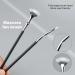 GEDOX Fiber Brush Lash Brush Mascara Fan Brush Professional Angled Lash Brushes Eyelash Eyebrow Brush Eye Shadow Brush Soft Bristles Makeup Tools For Natural Lifted Effects - Buy Online on GoSupps.com