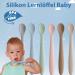 Oconk Nesserlernl ffel Baby 6-Set | Flexible BPA-Free Learning Spoon for Infants & Toddlers (4+ Months) | Safe Baby Cutlery & Accessories - Buy Online on GoSupps.com