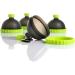 Protein Funnel Keychain 4-Pack for Gym and Travel | Portable Supplement Water Bottle Funnels - Pre-Workout Fitness Container - Buy Online on GoSupps.com