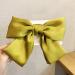 scicent Large Hair Bows Hair Barrettes Silky Satin Ribbon French Bowknot Hair Clips For Thick And Fine Hair Accessories For Women Girls Yellow - 9905 - Buy Online on GoSupps.com