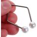 Appareil Fossettes Visage en M tal Inoxydable 4 Pi ces Boules Blanches en Nacre Outil D Entra nement pour Modeler des Joues R glable Portable pour Usage Facial Quotidien et - Buy Online on GoSupps.com