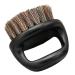 Professional Men's Beard Care Brush Bristles With Ergonomic Handle Comforable Mustache Grooming Tool Black Handle Black H