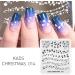 Christmas Festival Nail Art Stamping Template - Elk Star Snowflakes Pattern | Alexnailart Manicure Tool (CH014) - Buy Online on GoSupps.com