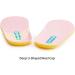 BMCiTYBM Baby Shoe Inserts - Breathable Cushioning Insoles, Pink, 18-24 Months - Buy Online on GoSupps.com