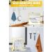 Caianwin 2PCS Stainless Steel Shower Razor Holder Bracket - Self-Adhesive Hooks for Bathroom & Kitchen - No Drilling Required Silver - Buy Online on GoSupps.com
