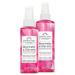 HERITAGE STORE Rosewater & Glycerin Bundle | Hydrating Facial Mist for Dewy Radiant Skin | No Dyes or Alcohol 8oz 4oz