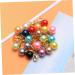 LALAFINA 60 Pcs DIY Bracelet Drop Pearls Round Ball Pendant Charms Gold Locket Pendant Accessories Set Alloy - Buy Online on GoSupps.com
