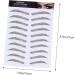VINTORKY Authentic Eyebrows 4pcs Eyebrow Stickers Waterproof Makeup False Eyebrows Sticker Eyebrow Transfer Stickers 4d Modify - Buy Online on GoSupps.com