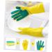 3 Pairs Scouring Pad Housework Kitchen Cleaning Dishwashing/653 Sx2pcs Yellowx2pcs - Buy Online on GoSupps.com