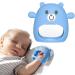 McGmitt Baby Biting Toys - BPA-Free Silicone Bear Teething Mitt & Wrist Rings for 3+ Months - Anti-Drop Blue Teether - Buy Online on GoSupps.com