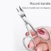 FEIlei Manicure Scissors Stainless Steel Nail Scissors Nail Clipper Trimmer Nail Tools - Buy Online on GoSupps.com