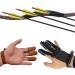 RMISODO 2-Piece Archery Glove Set for Shooting and Hunting | 3-Finger Leather Hand Protector - Buy Online on GoSupps.com