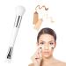 Contour Brush Nose U Shape Brush Double Ended Makeup Brush Practical 2-in-1 Precision Duo Brush Buffing Brush for Defining Cheek Bones Easy Nose Contour