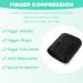 Buy Two-Finger Splints - Adjustable Nylon Finger Buddy Wraps for Sports - Compression Sleeves for Basketball Tennis Volleyball & Badminton (Black - Buy Online on GoSupps.com