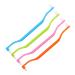 Beaupretty 4 pieces double head toothbrush wear -resistant tooth double head tubular tissue brush space space ergonomic conical toothbrushes conical