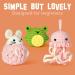 MGahyi 3 Set Crochet Kit for Beginners - Complete DIY Crochet Starter Kit for Adults and Kids - Make 3 Adorable Animals (Jellyfish, Hamster, Frog) - Buy Online on GoSupps.com
