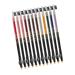 VINTORKY 12pcs Lip Liner Eyeliner Natural Pen Makeup Lip Liner Makeup Supplies Eyebrow Pencil Black Wood