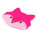 Fox Scrub Makeup Cosmetic Brush Cleaning Mat Portable Washing Tool Makeup Cleaning Mat Hair Brush Cleaner Makeup Brush Cleaner Mat Makeup Brush Cleaning Pad Makeup Brush Scrubber 17x15cm Rosy