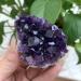 100-120g Natural Stone deep Amethyst Quartz Crystal Cluster Specimen ningxiao