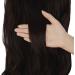Dark Brown Halo Hair Extension: Wavy Curly Synthetic Hairpiece 20 Inch - Heat Friendly Fiber - No Clip Headband for Women - OMGREAT - Buy Online on GoSupps.com