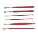6PCS Ear Wax Removal kit Ear Cleaning Tool kit Ear Curette Wax Removal Tool with Cleaning Brush and Storage Box