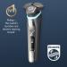 Philips UK Kitchen and Home Shaver Series 9000 - S9987/55 Dark Chrome | Skin IQ Technology, Wet & Dry Electric Shaver with Pressure Guard Sensor, Dual Steel Blades, 360-D Flexing Heads - Buy Online on GoSupps.com