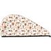 Cartoon Village Map Hair Towel - Super Absorbent Microfiber Wrap for All Hair Types | Quick Dry Coral Velvet for Women - Buy Online on GoSupps.com