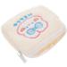 Healeved 2-Pack Women's Bandage Storage Bag - Stylish Organizer for Tampons & Outdoor Pads - White Plush Zipper Pouch (13x13cm) - Buy Online on GoSupps.com