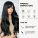 Buy Oefei 26-Inch Long Wavy Black Wigs with Ponytail | Heat-Resistant Synthetic Hair for Women | Perfect for Daily Wear Parties & Cosplay - International Shipping Available - Buy Online on GoSupps.com