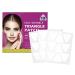 Yabauuop Plasters for the forehead moisturizing firming 144 pieces caring lotion for temples forehead lips neck wrinkles