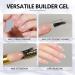 GAOY Clear Builder Gel for Nails - 16ml Nail Strengthener | Long Lasting UV Gel Soak Off Base & Top Coat - Buy Online on GoSupps.com
