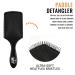 Wet Brush Paddle Detangler Hair Brush Black - For Women Men Kids - Removes Knots and Tangles - Best for All Hair Types - Buy Online on GoSupps.com