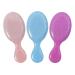 3Pcs Toddler Travel Detangling Hair Brushes - Best Valentine's Day Gift for Women - Small Wet Brush for Baby Kids - Pocket Size Curly Hair Tangle Brush - Pink, Blue, Purple - Buy Online on GoSupps.com