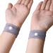 Travel Motion Sickness Relief Wristband for Natural Nausea Relief - Grey/Black - Buy Online on GoSupps.com