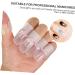 minkissy 20pcs Nail Case Nail Protector Gelt Spar Varnish Polish Remover Wrap Nail Varnish Tip Nail Art Tips Cover Shield Nail Polish Cover Manicure Polish Varnish Protector Nail Polish Tip 4x2cm As Shown - Buy Online on GoSupps.com