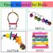 Esrise Bird Toys - Colorful Hanging Wood Bells for Conures Lovebirds & Finch | International Shipping - Buy Online on GoSupps.com