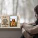 free-space Pet Memorial Picture Frame with Small Glass Bottle for Ashes or Hair Dog Cat Loss Gift (Black) - Buy Online on GoSupps.com