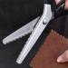Pinking Shears  Stainless Steel Dressmaking Fabric Decorative Edge Pinking Shears Scissors Clipper Paper Craft Zig Zag/Scallop Cut 3/5/ 7mm (Scallop Cut 7mm) - Buy Online on GoSupps.com