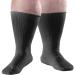 Silverts Extra Wide Edema Diabetic Socks - Medium Black | Men's & Women's Disabled Elderly Needs - Buy Online on GoSupps.com