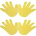 Chiciris Hand Shape Markers - 2 Pairs of Portable Non-Slip Palm Marks for Kids | Coordination Training & Creative Handprint Leaves (Yellow) - Buy Online on GoSupps.com
