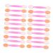 Balacoo 240 pcs Sponges Heads Makeup Sponge Eye Cosmetic Disposable Shadow Dual Brush Head 6x1x0.8cmx3pcs Assorted Colorx3pcs