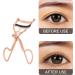 Kmchilj Metal Eyelash Curler with 2 Silicone Pads - Rose Gold Eye Makeup Tool - Buy Online on GoSupps.com