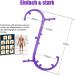 GOHIKING Trigger Point Massager Tool - Handheld Self Massage for Neck, Back, and Shoulders - Myofascial Release and Deep Muscle Massage Tool - A1 Purple - Buy Online on GoSupps.com