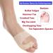 Autpro Gel Bunion Corrector (2 Pairs) - Pain Relief Bunion Splint with Metatarsal Pads for Women and Men - Beige - Buy Online on GoSupps.com