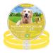 YOTANGO Dog Collar Repellent 2-Pack Dog Collar Repellency Slow Release Pleasant Aroma Waterproof - Yellow