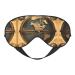 Ancient World Globe Print Unisex Sleep Mask Double-Sided Eye Mask Ideal for Sound Sleep and Skin Care Black