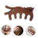 Soothe Your Scalp with Tovinanna Sandalwood Massage Comb - Natural Wooden Hair Care Tool for Relaxation & Scalp Health | 11.50x6.00x1.70cm Brown - Buy Online on GoSupps.com