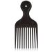 LA MODA PLASTIC AFRO COMB Black
