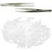 Ultechnovo 200-Piece Tweezers Set | Durable Stainless Steel with Silicone Protection Covers | International Shipping Available - Buy Online on GoSupps.com