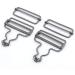 DGOL 2 Suspender Buckle & Tri-Glide Overall Buckles Set with Copper Buttons - 3 Color Options - Buy Online on GoSupps.com